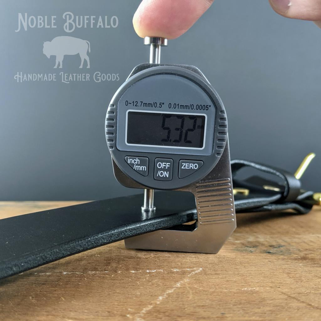 Extra Thick Leather Belts - Heavy Duty Leather Belts - CCW Heavy Leather Belts - Holster Leather Belts - Full Grain Made in the USA