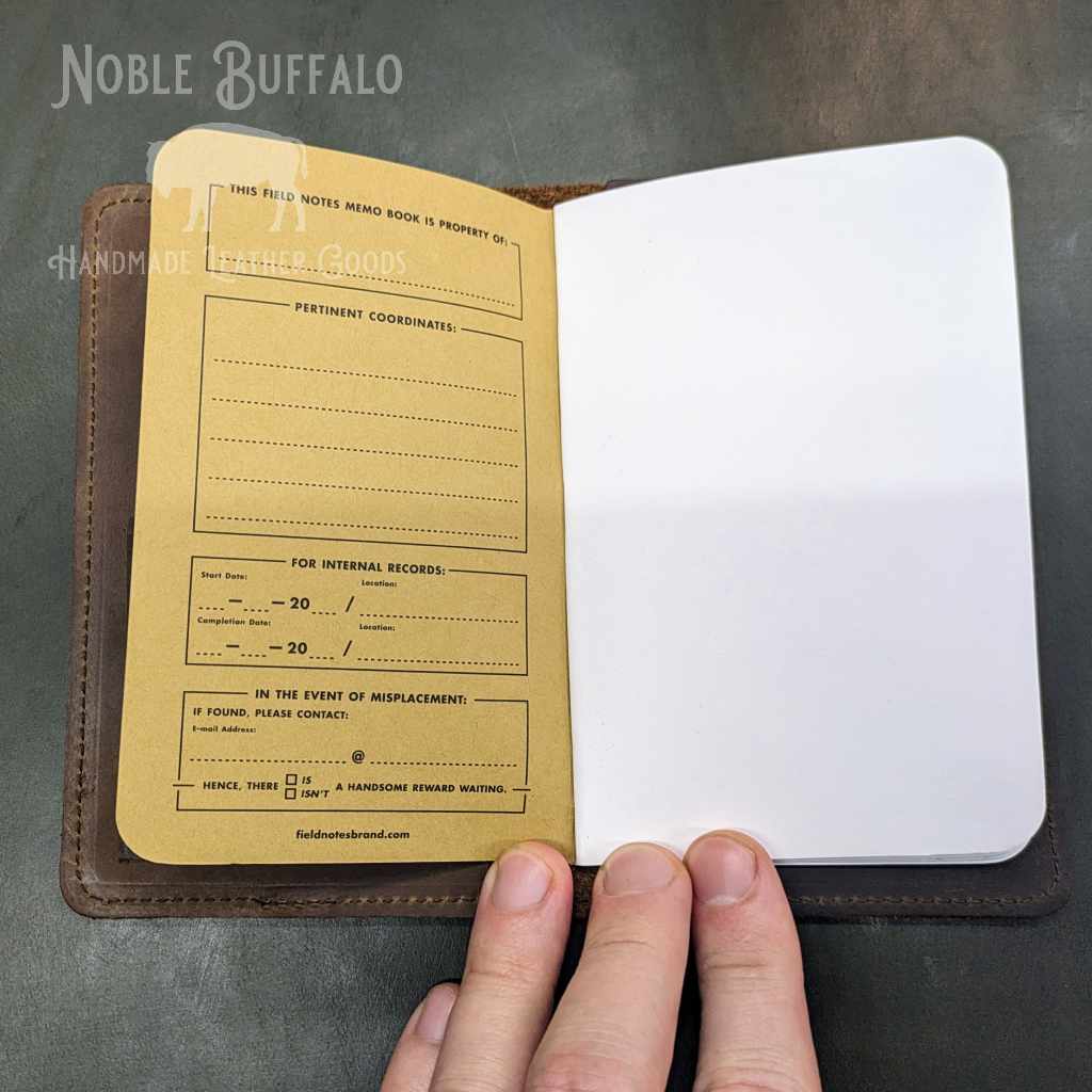 Leather Field Notes Journal Cover - Made in USA
