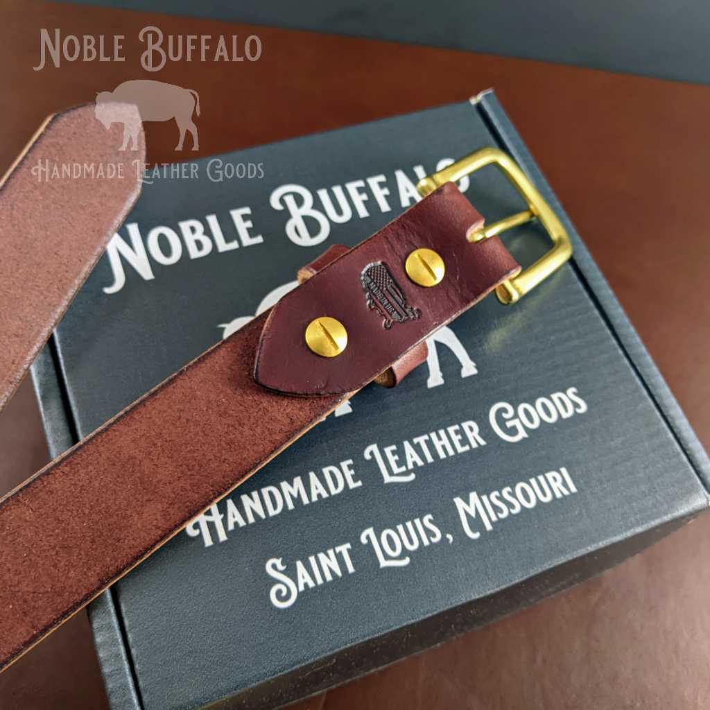 Glazed Burgundy - Wickett & Craig Leather Dress Belt Glazed Burgundy - Wickett & Craig Leather Dress Belt