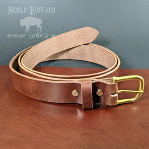 Men's 100% American Made Leather Belt