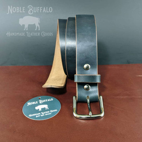 NavyBlueHorweenSoftLeatherBelt